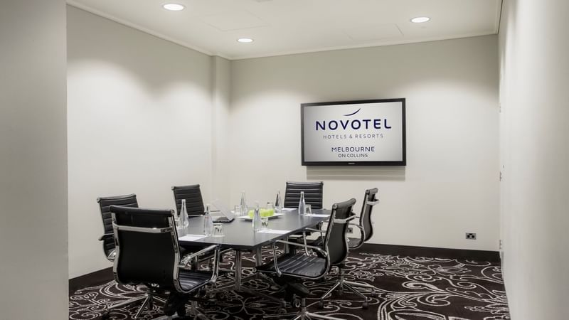 Interior of Swanston Boardroom at Novotel Melbourne on Collins