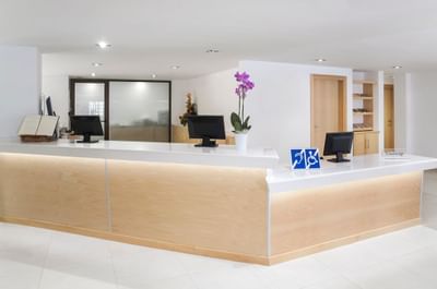 Sunset Harbour Club Reception and Check-in Desk