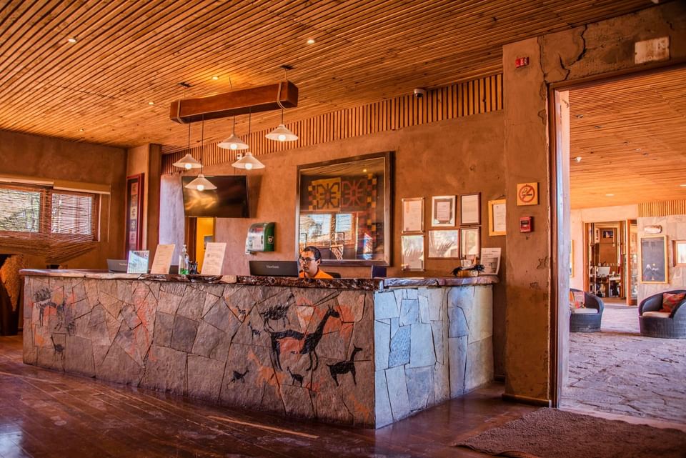 Bar at Hotel Cumbres San Pedro de Atacama in Chile