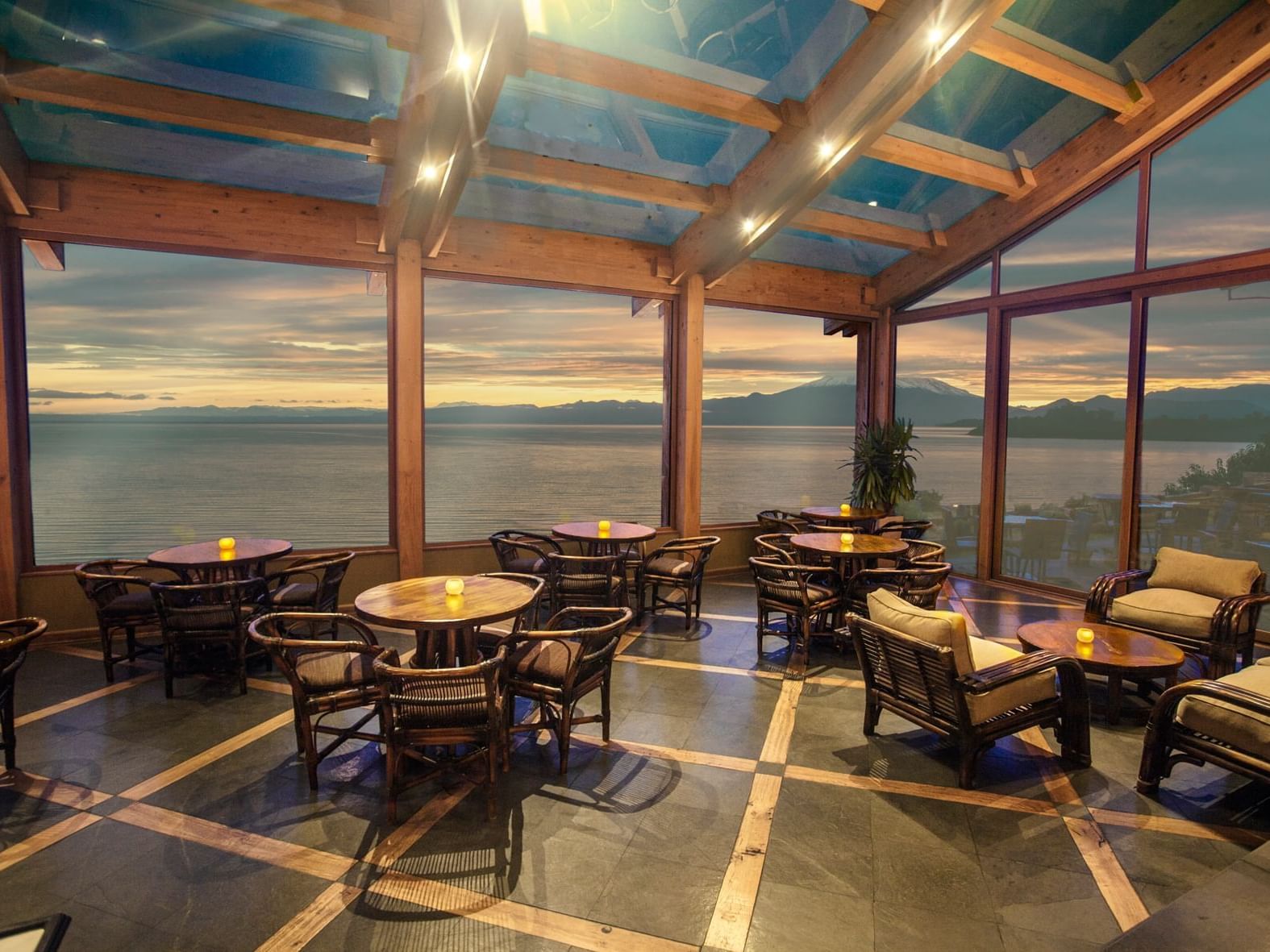 Winter Garden Restaurant at Cumbres Puerto Varas Hotel