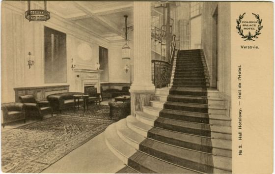 Old Stairs at Polonia Palace Hotel Warsaw