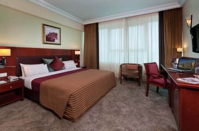 Chambre double avec bureau