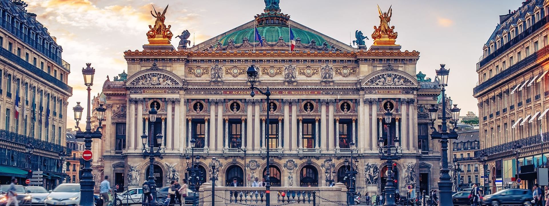 Exterior of Palais Garnier near Warwick Paris Champs Elysées