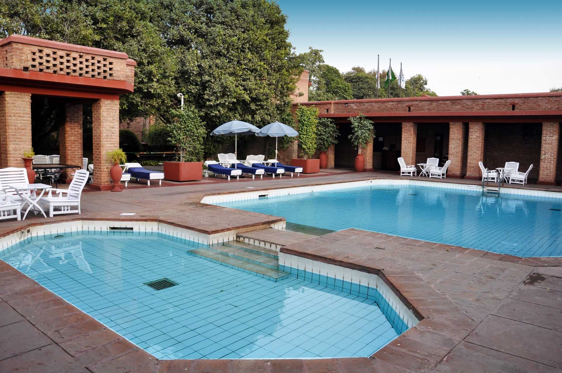 Swimming pool in The Hotel at Faisalabad Serena Hotel