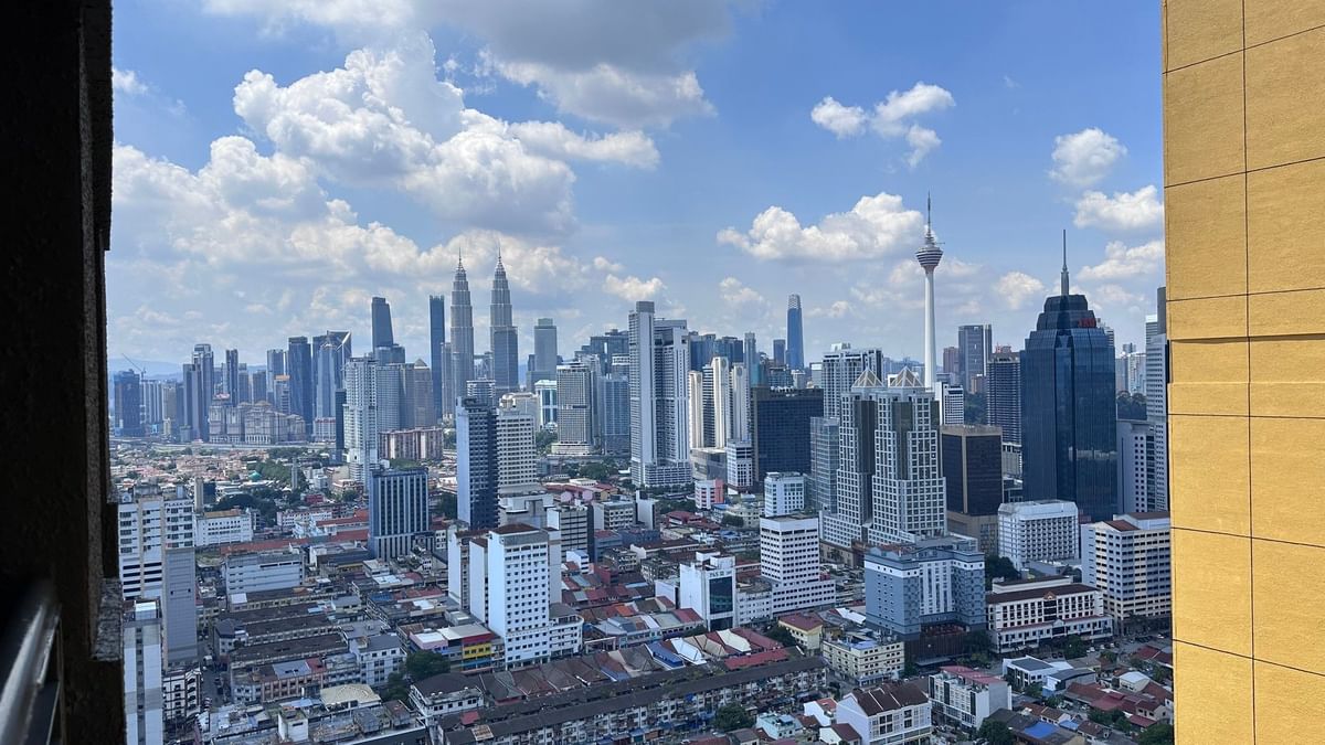 Balcony View from Sunway Putra Hotel