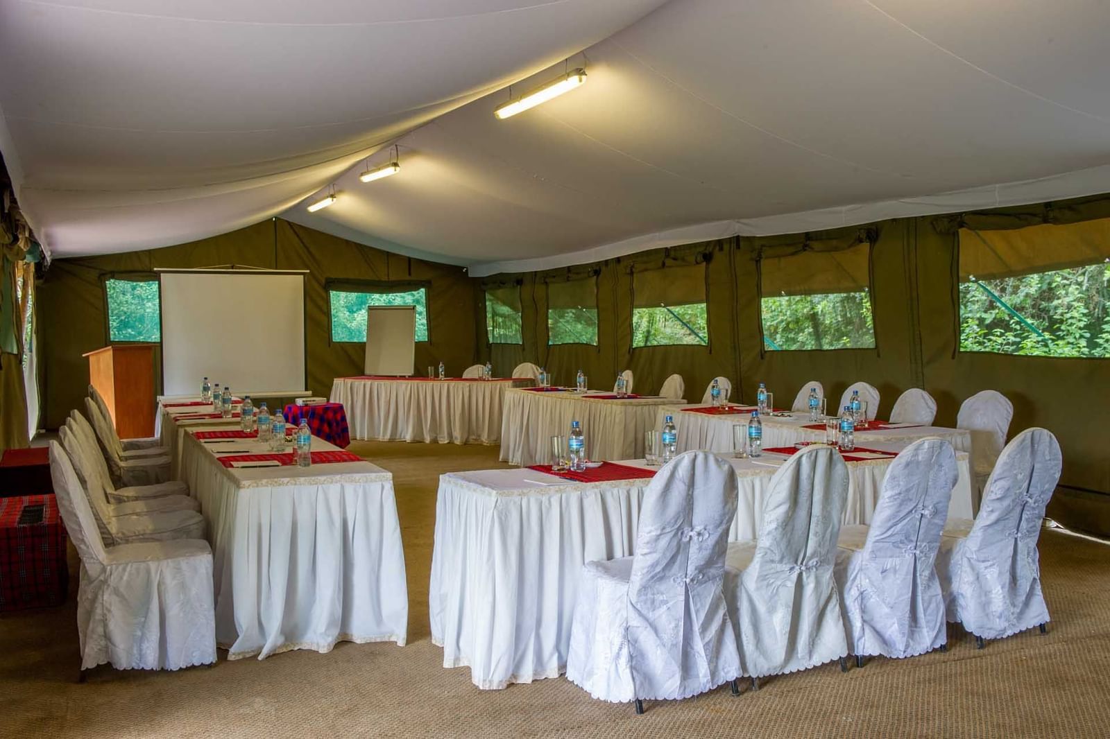 The Twiga Conference Room at Lake Manyara Serena Lodge