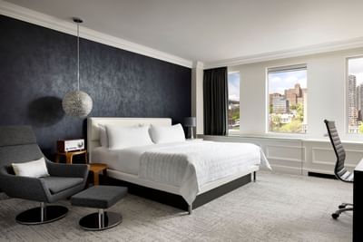 Deluxe King Bed with city view at SENS Hotel