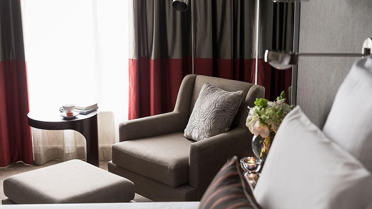 Comfortable single sofas at Pullman albert park