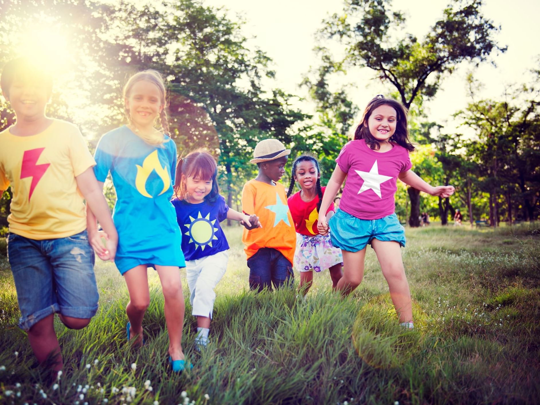 Closeup of some Kids playing at Grand Coloane Resort