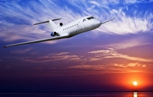 A view of a private jet at The Saujana Hotel Kuala Lumpur