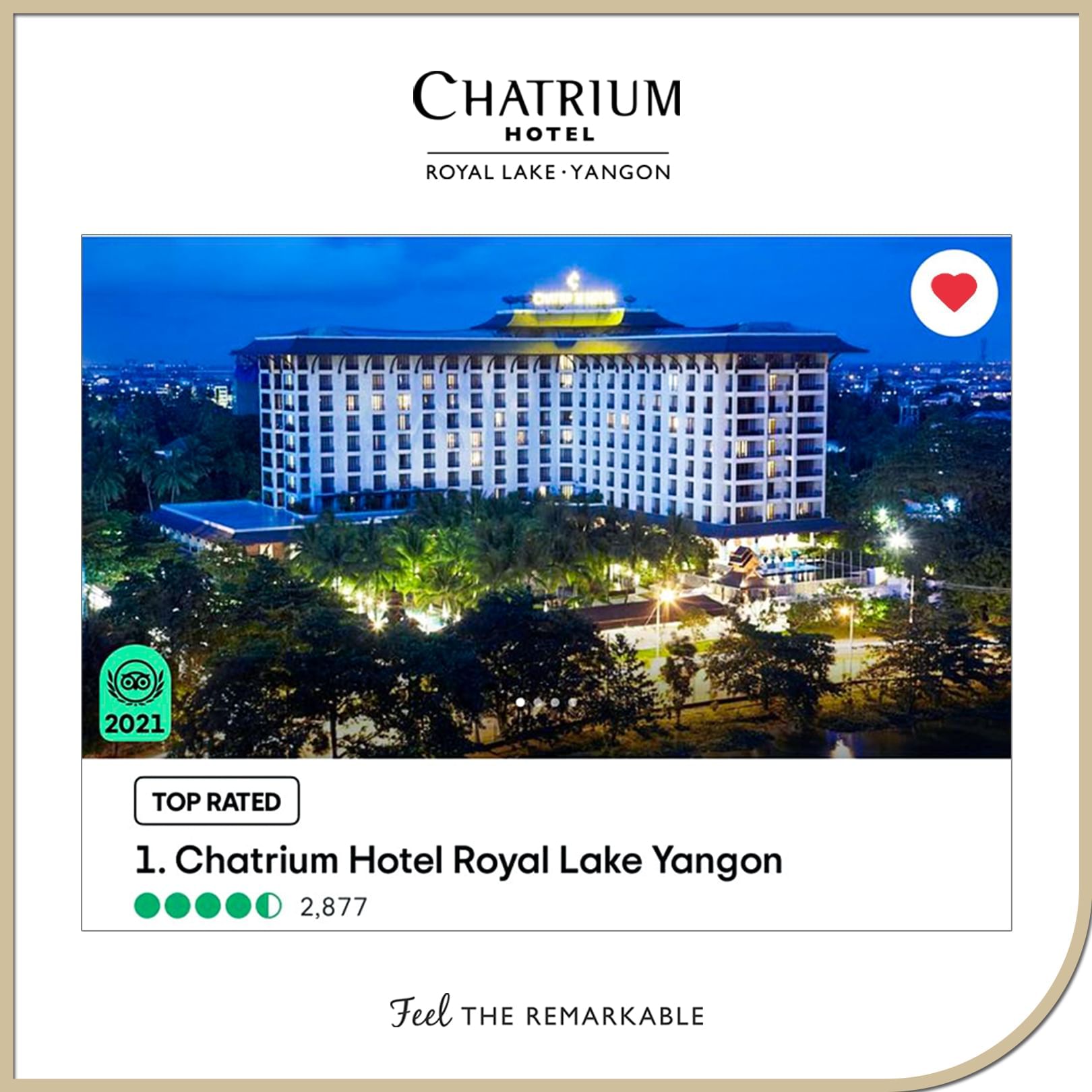 Website Poster of Chatrium Royal Lake Yangon