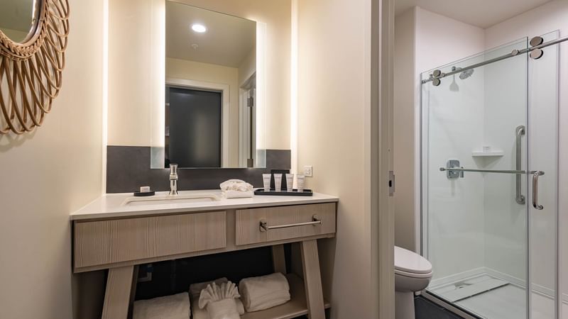 Bath in Standard Room at The Lodge 30A