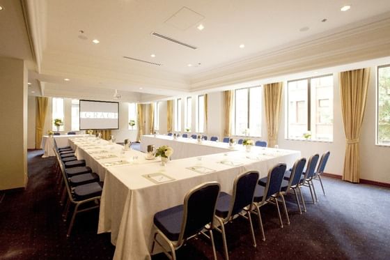 Arranged U shaped conference hall at The Grace Sydney