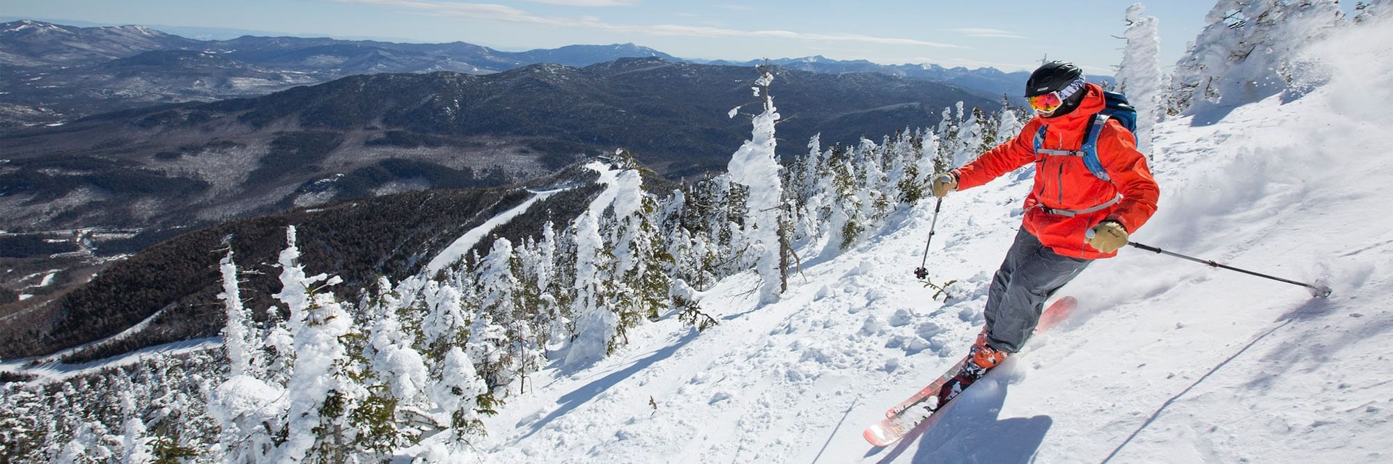 Whiteface Mountain is home of the largest vertical drop in the northeast.