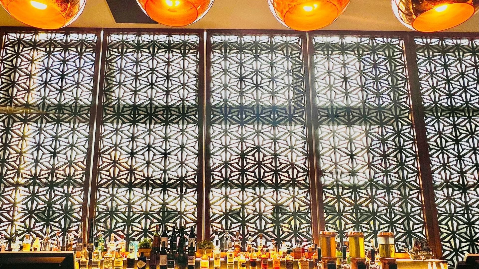 Liquor by the Bar counter at Novotel Sydney Olympic Park