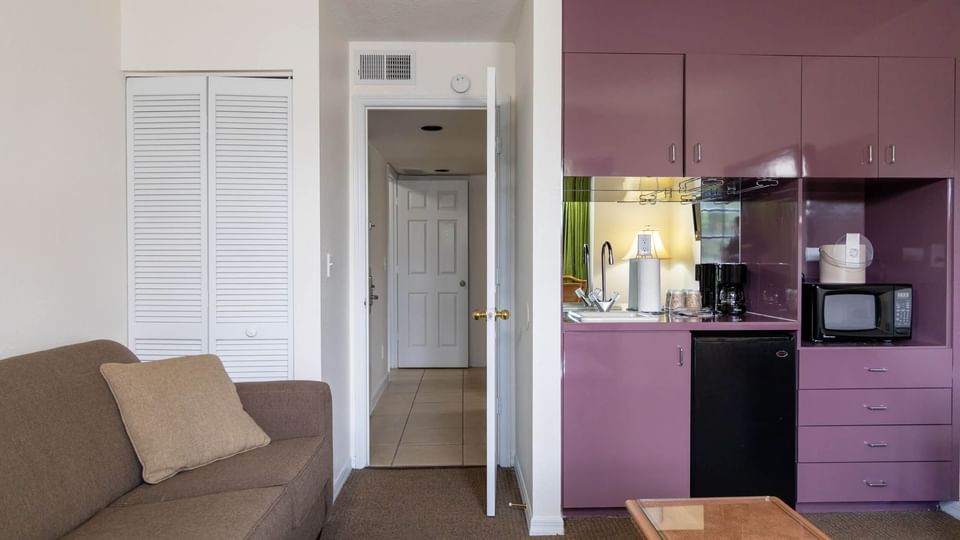 Kitchenette of Mini Suite at Legacy Vacation Resorts