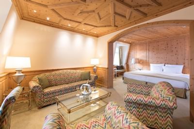Lateral view of the Junior Suite of Precise Seehof Davos Kloster