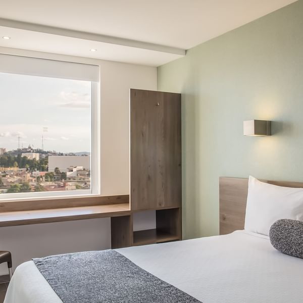 Interior of Superior One Queen Room at One Hotels