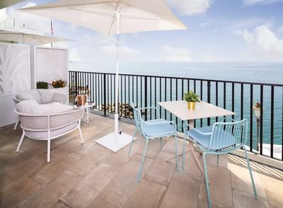 Sea view from the terrace in Luceo Room at Sublimis Boutique Hotel Camogli