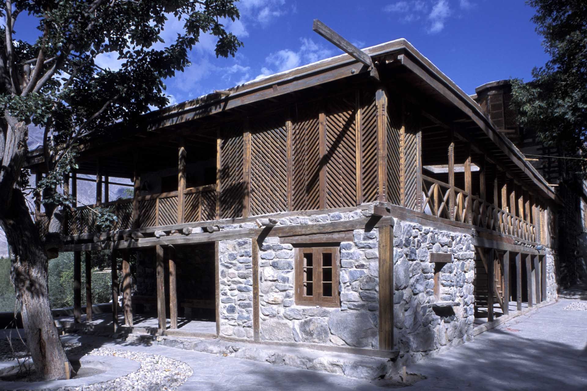 An exterior view of the Hotel at Shigar Fort Residence