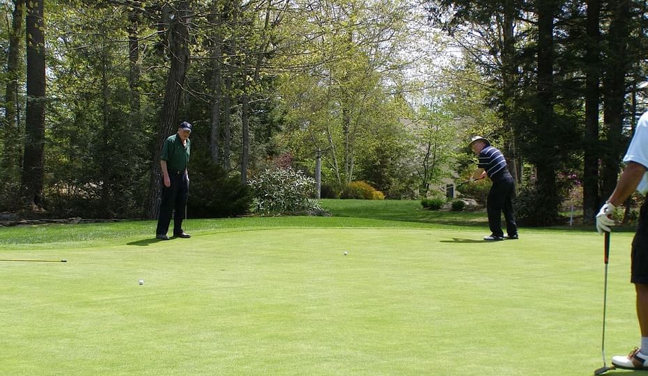 The Golf Course with mountain views at White Mountain Hotel