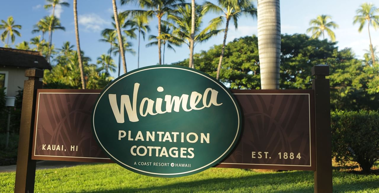 Waimea sign