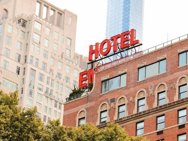 vintage sign empire hotel new york