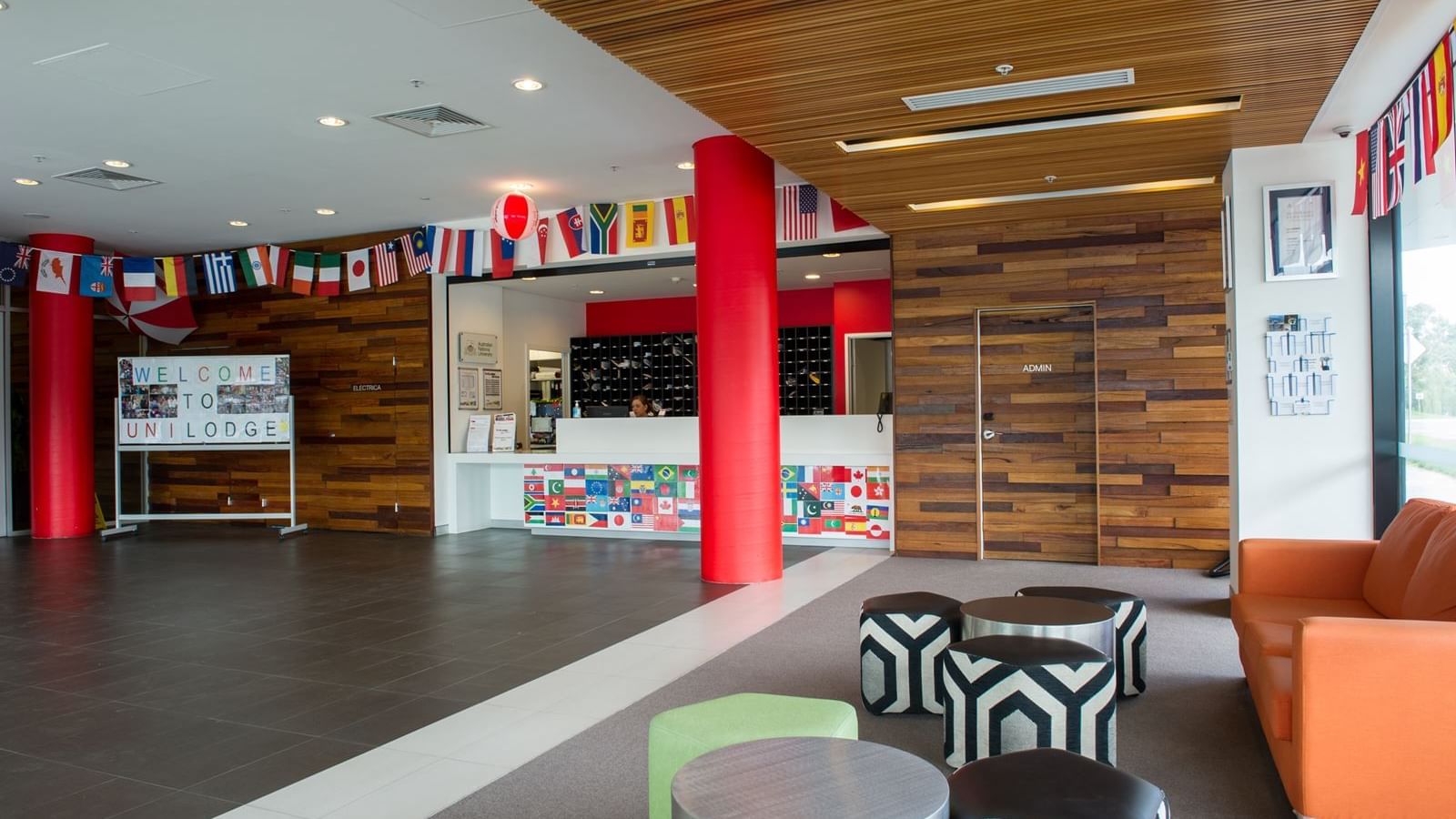 UniLodge @ ANU – Lena Karmel Lodge_Reception Lobby