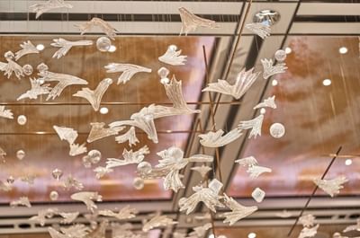 Bespoke floating chandeliers