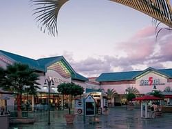 Exterior view of outlets in Waikele Premium Outlets near Paradise Bay Resort