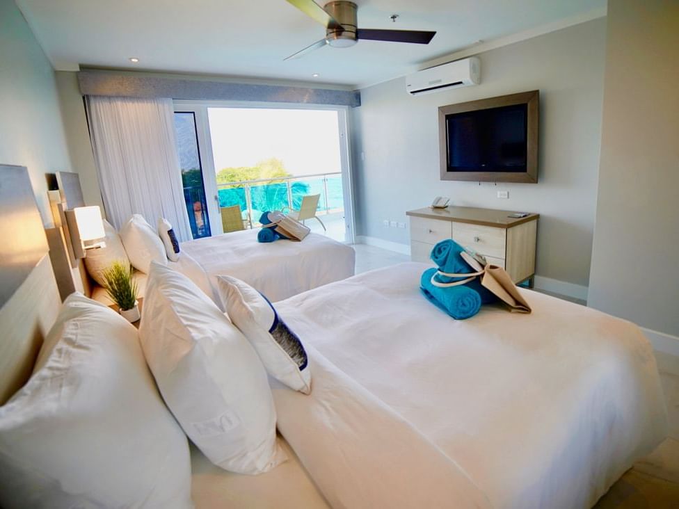 Interior of Ocean Front Grand 2 Bedroom Suite at Abidah Hotel