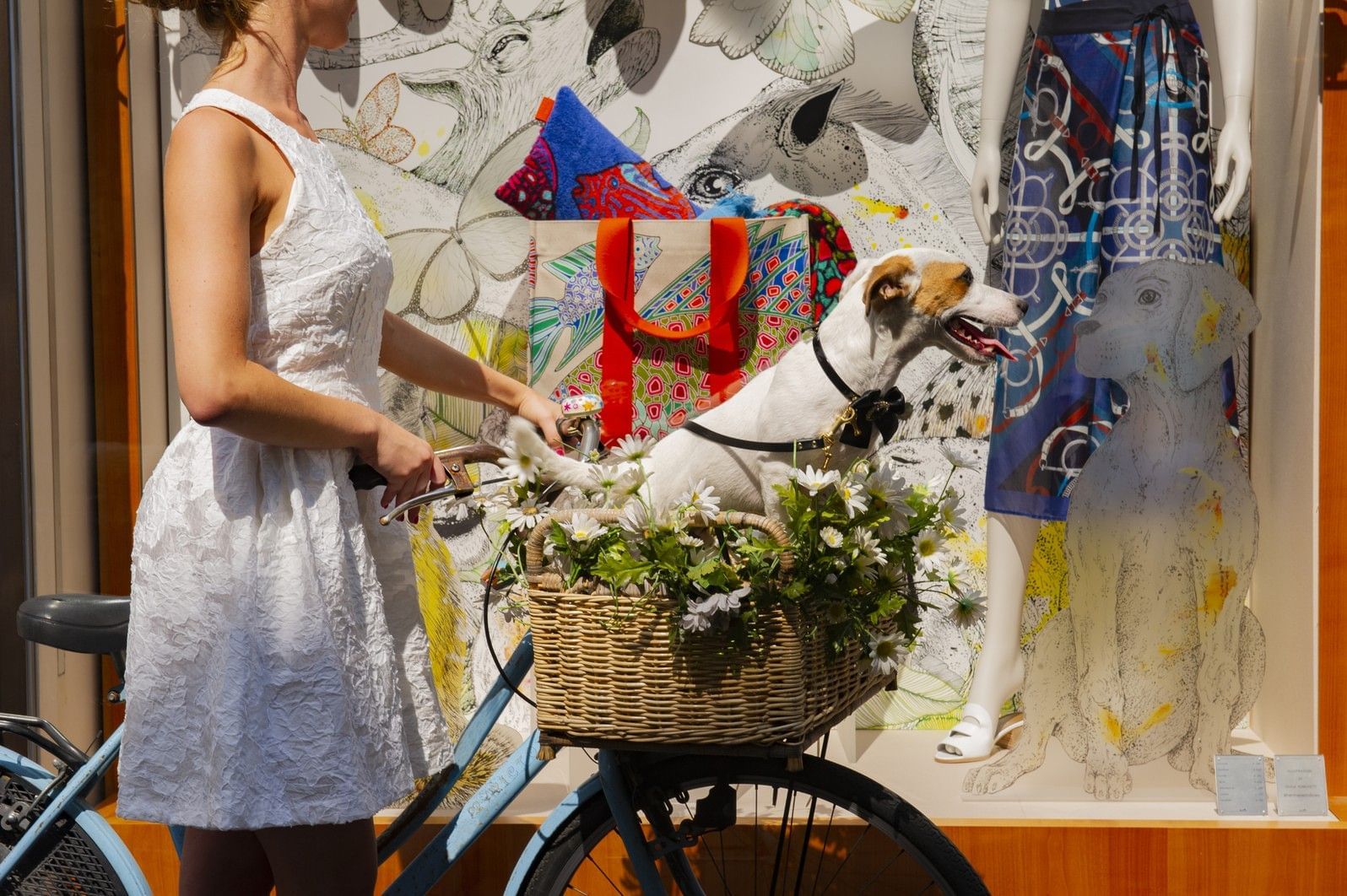 Luxury shopping in Milan's fashion district