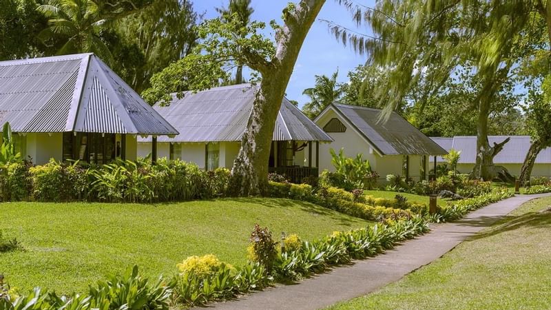 Garden path in the Garden Bungalow Room at Warwick Le Lagon