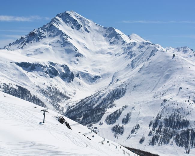 Slopes in Sestriere