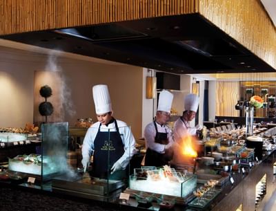 Dining at Hotel Gran Mahakam in Jakarta, Indonesia