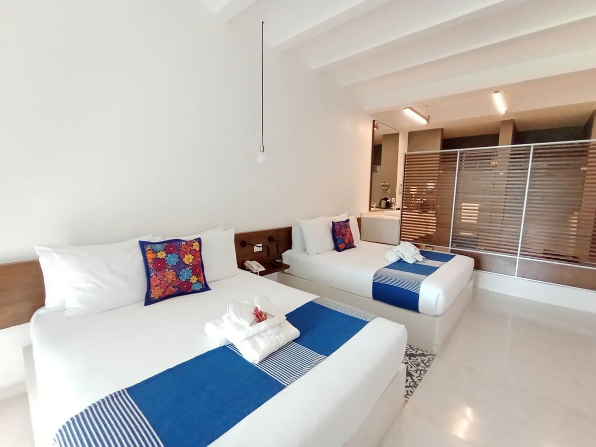 Deluxe queen room at Huayacán Cuernavaca Curamoria Collection