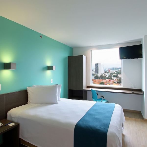 Interior of Superior One Queen Room at One Hotels
