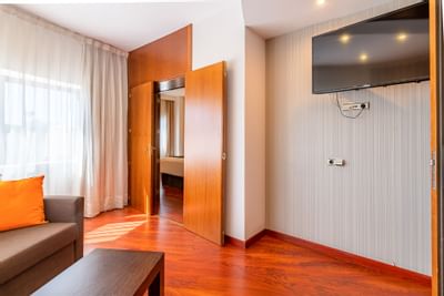 Habitación familiar del Hotel Amura Alcobendas cerca de Madrid