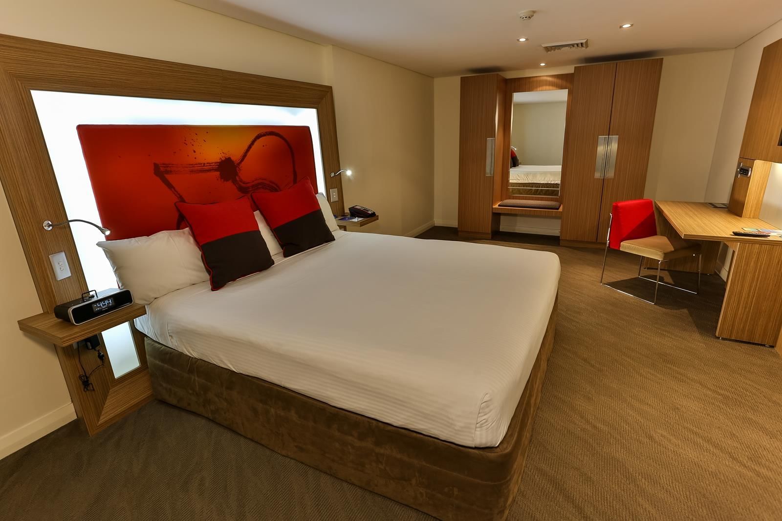 The Standard king room with a king bed at Novotel Sydney