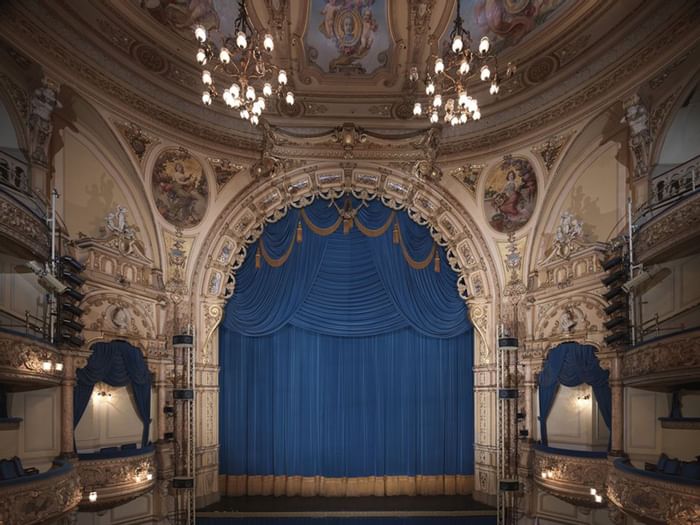 Interior of The Grand Theatre at The Imperial Hotel Blackpool