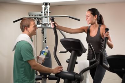 Fitness Room in monterey hotel