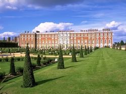 Exterior view of Hampton Court Palace near St. Giles Heathrow
