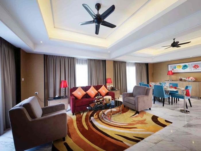 Imperial Suite living area - Lexis Hibiscus® Port Dickson