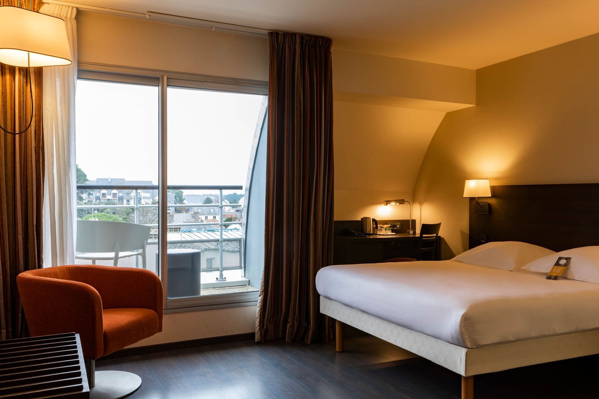 Chambre double avec terrasse à Escale Oceania Pornichet La Baule