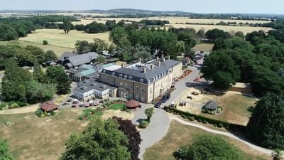 Aerial view & surroundings of Orsett Hall Hotel