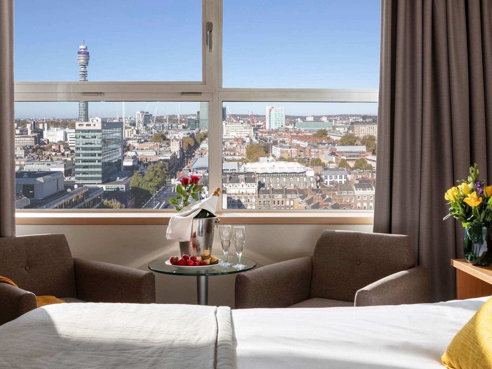 View of BT Tower from St. Giles London Executive room