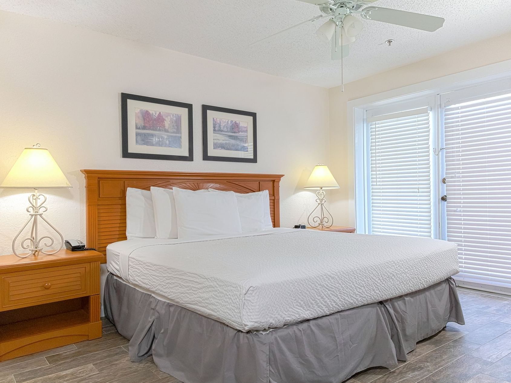Master Bed, Two Bedroom Premium Suite in Palm Coast at Legacy Vacation Resorts
