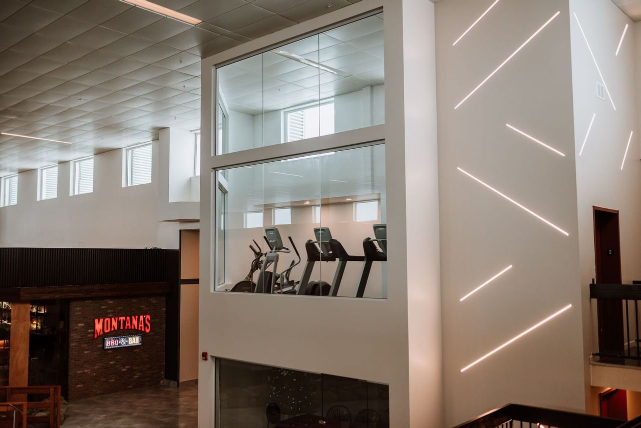 Fitness Center - View from Atrium