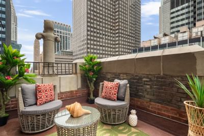 Hawaiian Room balcony at Lexington