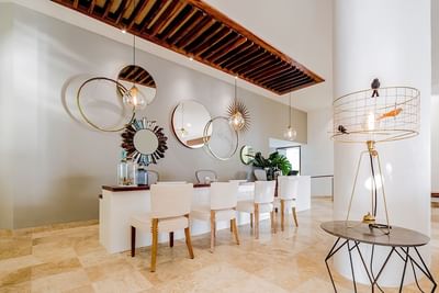 Elegant interior of lobby area at Villa Premiere Boutique Hotel & Romantic Getaway